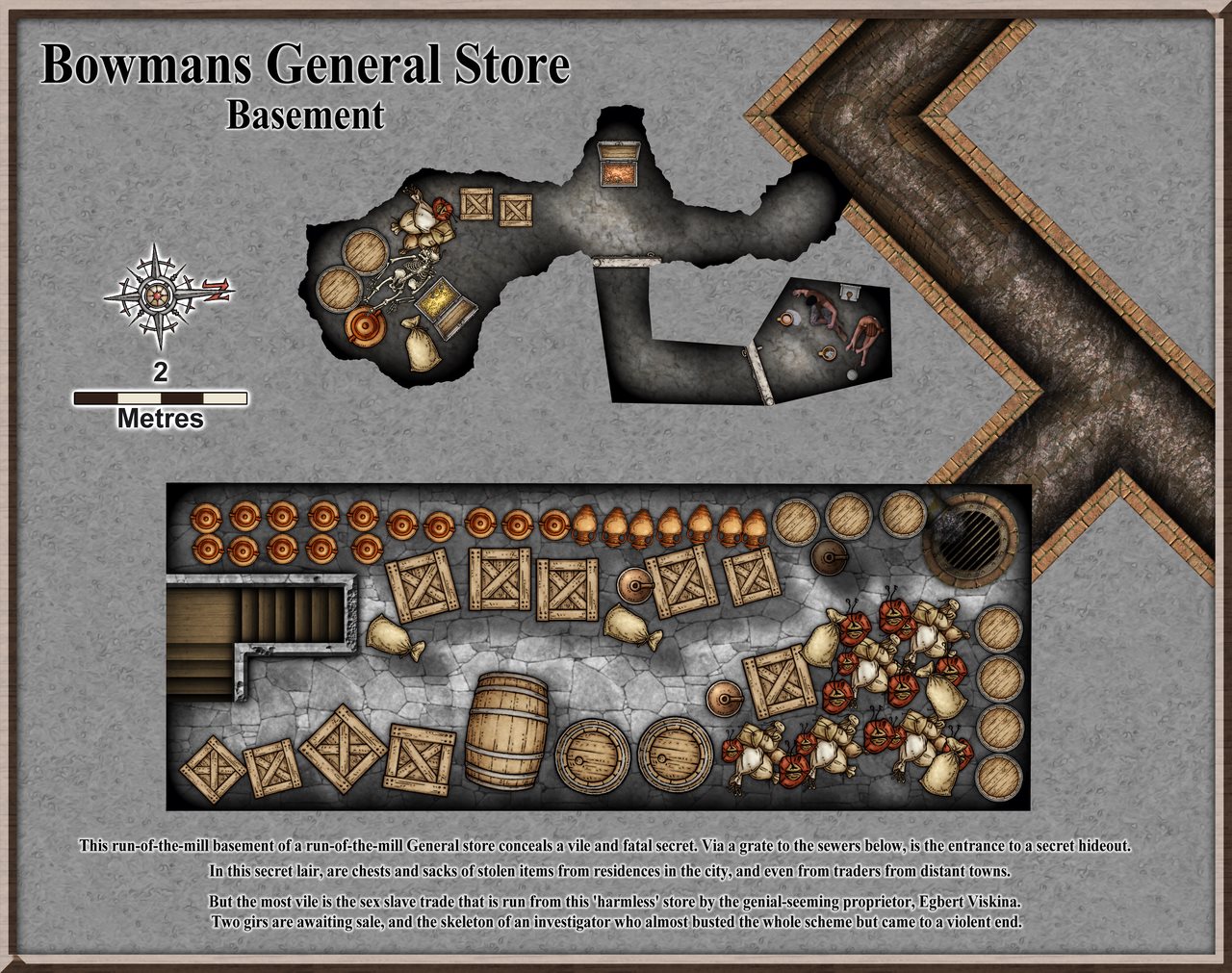 Nibirum Map: bowmans general store basement by Quenten Walker